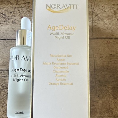 NORAVITE AgeDelay Multi-Vitamin Night Face Oil Age-Defying 30 mL