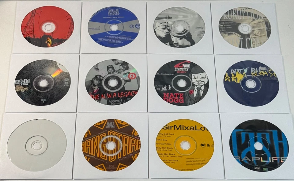 90's Hip Hop 37 CD Lot- 2 Pac, B.I.G., Jay-Z, Ice Cube, DJ Quik & More (Tested) - Image 3 of 3