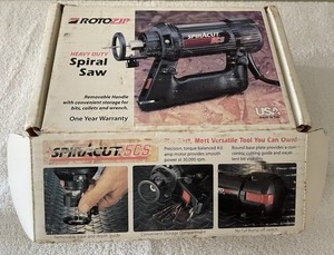 RotoZip Spiracut SCS Type 1 Spiral Saw + Bits. Gently Used. In Original Box
