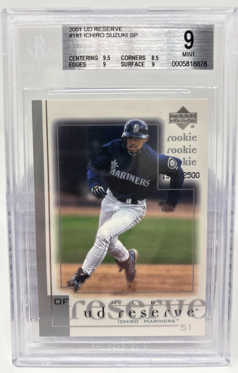 Upper Deck Ichiro Suzuki Rookie Baseball Sports Trading Cards