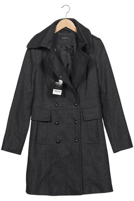 Hallhuber Mantel Damen Jacke Parka Gr. EU 38 Wolle Kaschmir Grau #rtzutkm