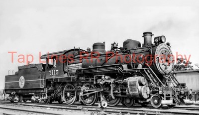 Atlantic Coast Line #7115 4-6-0 Klasse AW-4 Birmingham AL 6-7-1948 NEU 5X8 FOTO
