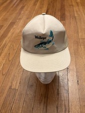 Walleye Fishing Hat SnapBack Trucker Hat Tan 