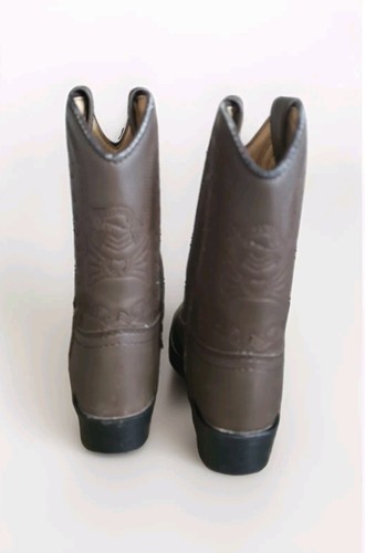Durango Cowboystiefel Kinder Größe 12D braun Kunstleder Western Cowboy - Bild 7 von 10