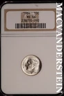 1964 Roosevelt Dime - NGC MS 66 - Scarce  No Reserve  #SLK474