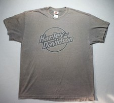 Harley Davidson Mens Beefy T T-shirt Bourbon Street New Orleans XL Y2K USA made
