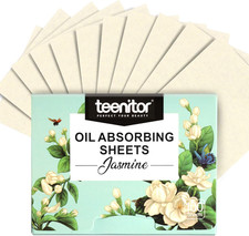 Jasmine Oil Blotting Papers for Face - 100 Sheets, Oil Control Film Absorbing Sh