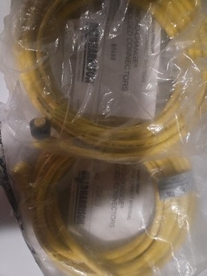  Bulk Lot, Brad Harrison 70429 Micro-Change M12 4-Pin Female RA Cordset 300V 3A