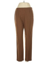 Lafayette 148 New York Women Brown Wool Pants 4