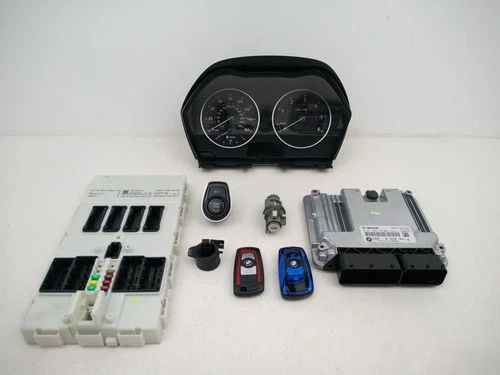 BMW 1 SERIES F20 F21 ECU KIT FEM BCM MODULE KEY 116i N13 1.6 PETROL MANUAL 11-15