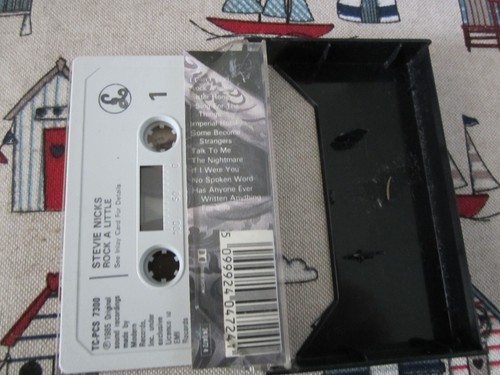 STEVIE NICKS ROCK A LITTLE 1985 EMI PARLOPHONE AUDIO CASSETTE ALBUM - Picture 4 of 5