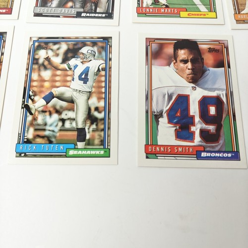 1992 Tops Football Cards Lot #360-369 - Picture 5 of 10