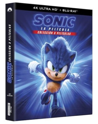 SONIC TRILOGIA LA PELICULA 1 2 3 LA PELICULA BLU RAY 4K ULTRA HD  ESPAÑ