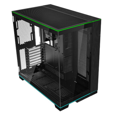 LIAN LI O11DERGBX O11 Dynamic EVO RGB Tempered Glass Black