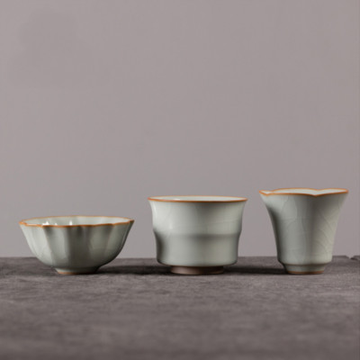 Ruyao Tea Cup Master Cup Kung Fu Tea Drinking Ceramic Tea Cup 