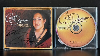Casey Donovan - Listen With Your Heart 2 Track CD Single Autographed Insert