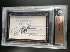 2010 Leaf Cut Signature Encore Autograph – George Clooney /15