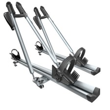 2x Porte-vélo de toit en aluminium avec clé - BR9508