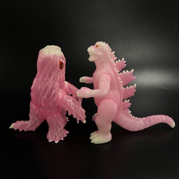 Godzilla Store Limited Marusan Godzilla1971 & Hedorah Sweets Pink