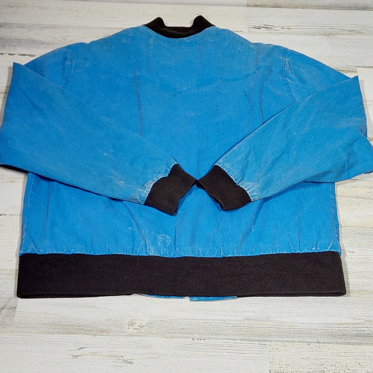 ジャケット・アウター 90s wrangler short denim bomber jkt Vintage 90s WRANGLER Denim Jacket Size M-L / 1990s Wrangler