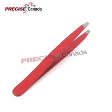 Professional Red Color Eyebrow Tweezer Slanted Hair Beauty Woman Beauty Makeup