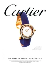 CARTIER WATCH MAGAZINE promo ad #03 "NOT A WATCH" 1997