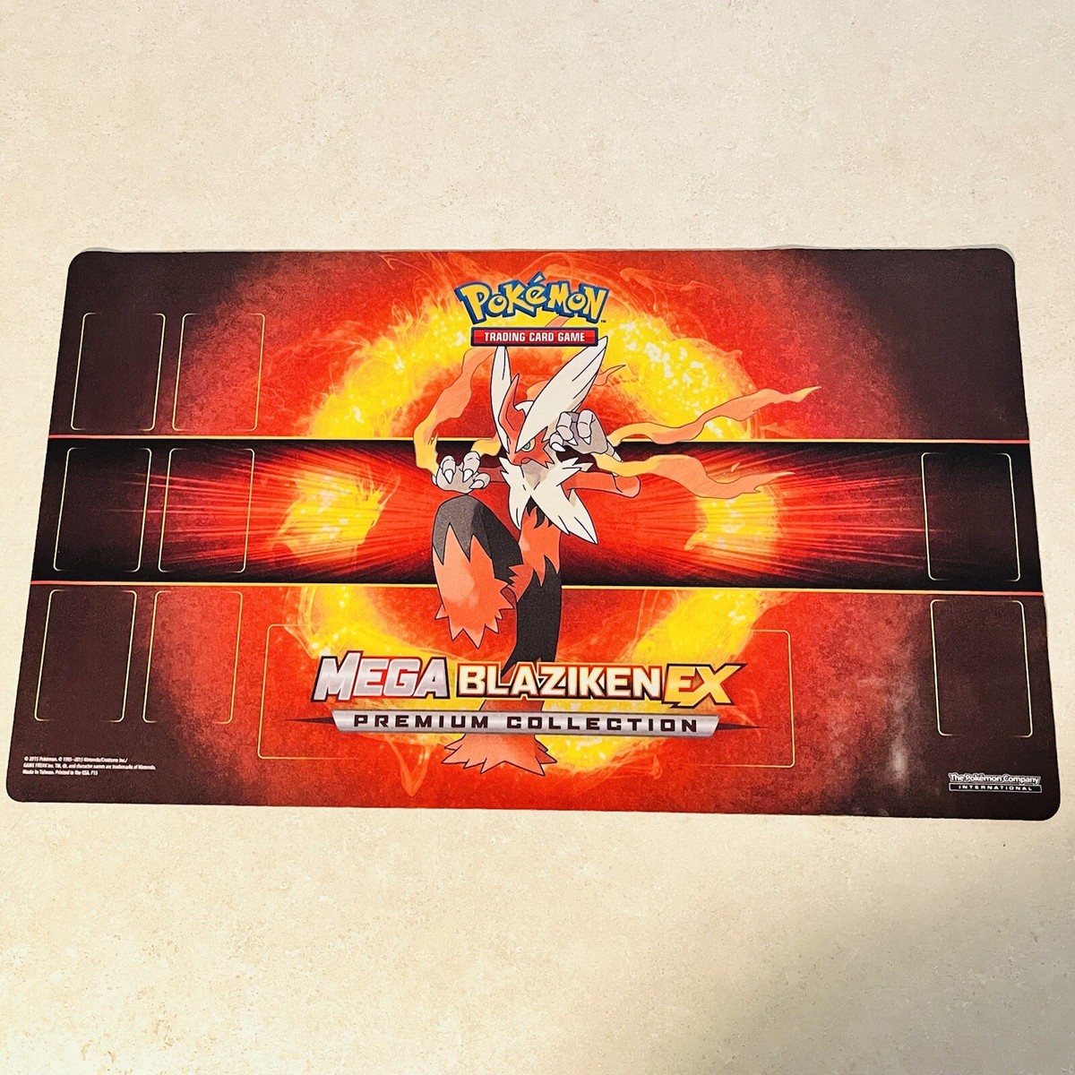 Pokemon Mega Blaziken EX Trading Card Game Play Mat | eBay
