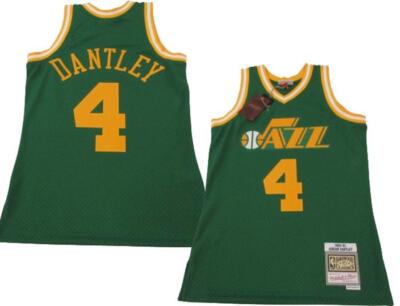 1980-81 Adrian Dantley #4 Utah Jazz Mens Mitchell & Ness Swingman