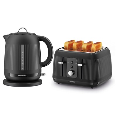 Toaster Kenwood Black Kettle Kenwood Breakfast Set: Kettle Toaster