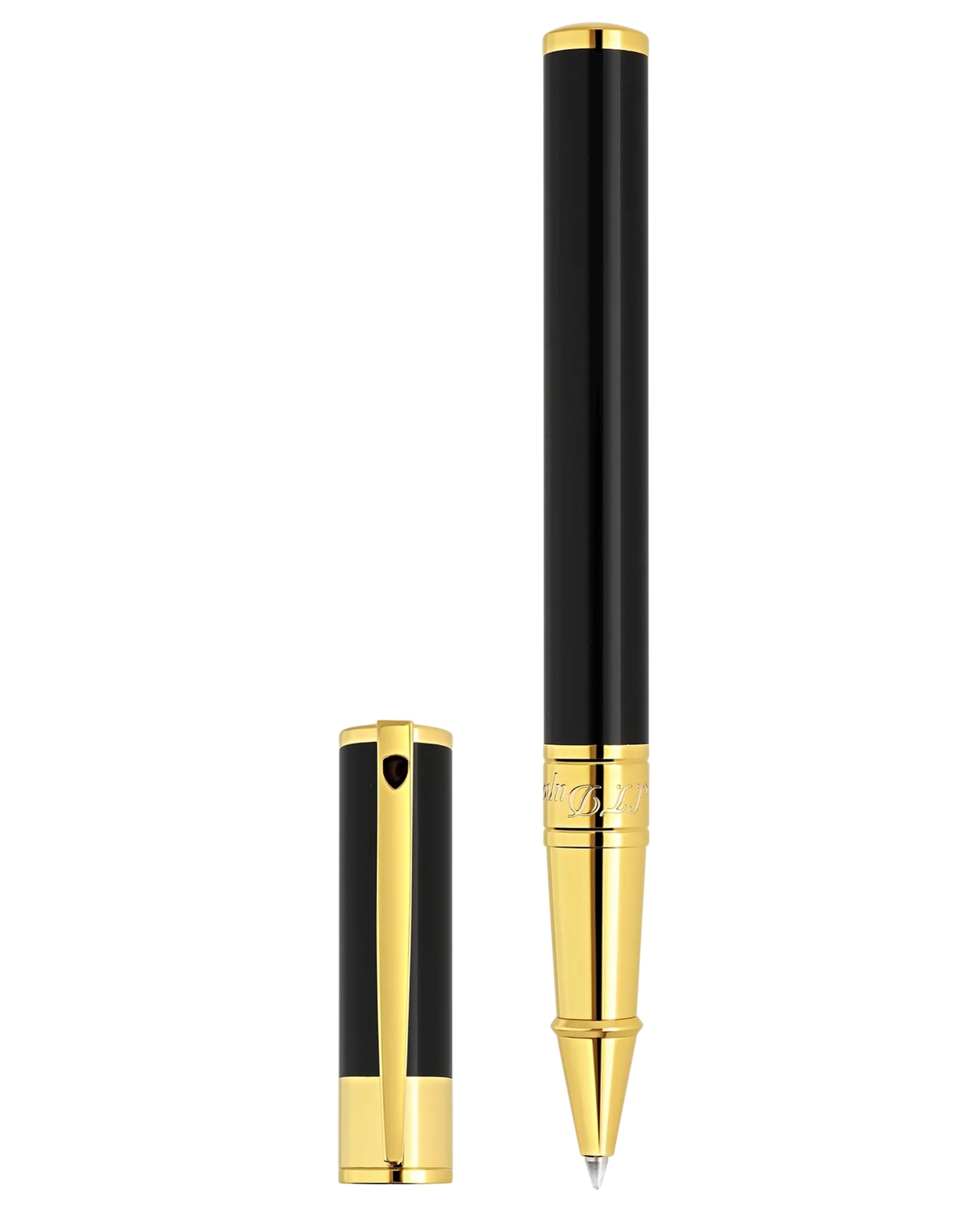 Penna Ad Inchiostro S.T.Dupont  Stilo Roller 2622 Uomo Nero/Oro