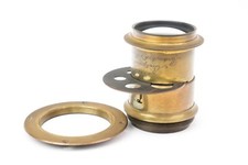 Brass lens Rodenstock, Bistigmat lens with revolving diaphragm. 360 mm
