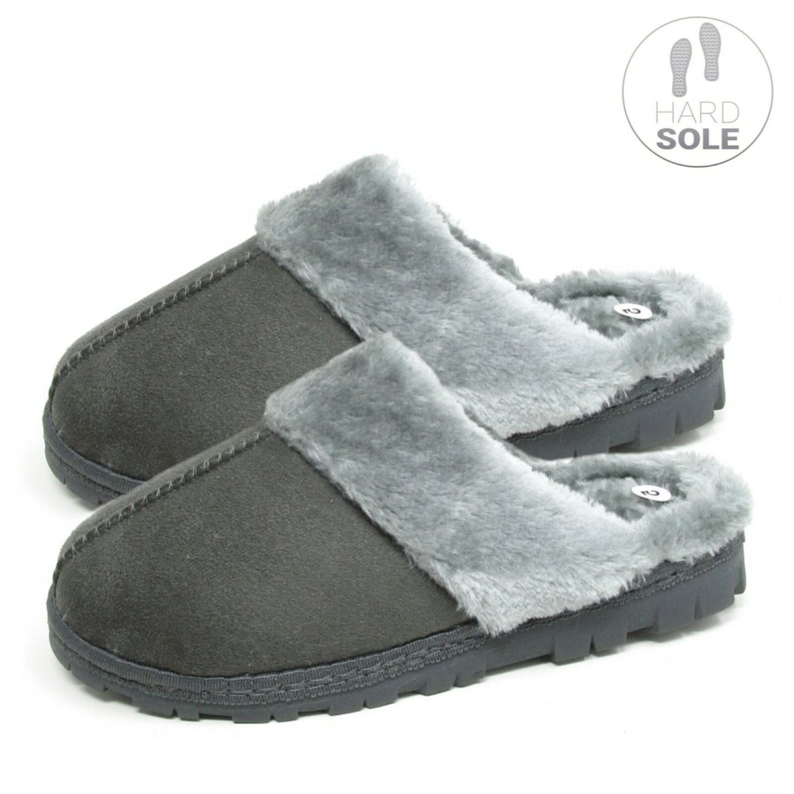 Ladies Mules, Ladies Mule Slippers Womens Slip On Mules Faux Suede Fur