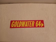 Original 1964 GOLDWATER Presidential Campaign BUMPER STICKER Never Used 14inch