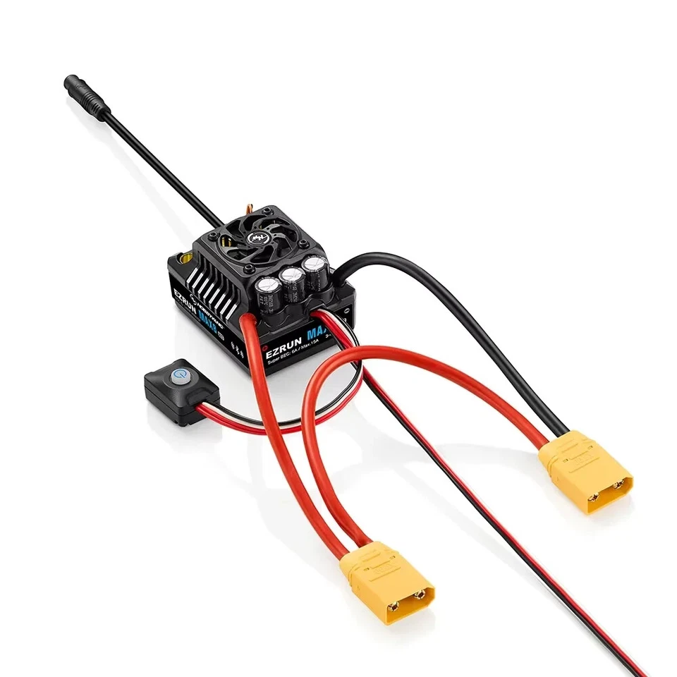 Hobbywing EZRun MAX8 G2S 160A 3-6S Waterproof Sensored Brushless ESC 6A BEC Car - Image 2 of 4