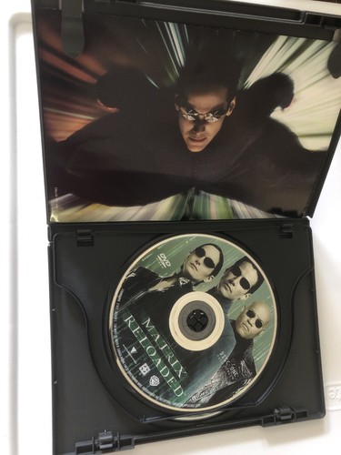The Matrix Reloaded DVD Andy Wachowski(DIR) 2003 Used Watched Once Two Disks - Picture 3 of 5