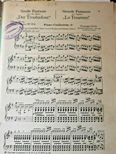 Noten Orchester Große Fantasie "Der Troubadour"  (Verdi)