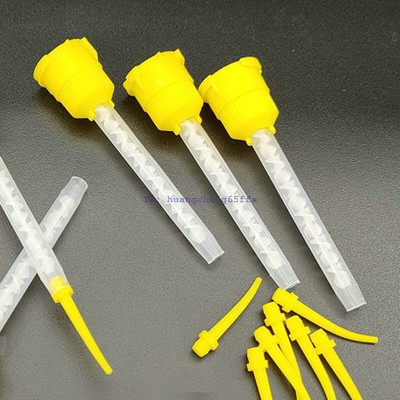Dental Impression Mixing Tips Intraoral Yellow Light Body Impression Material