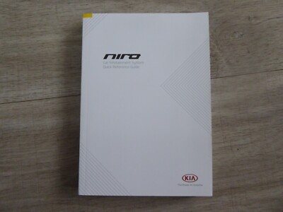 Kia Niro 2019-2021 AUDIO INFOTAINMENTSYSTEM SCHNELLREFERENZANLEITUNG 2019 ORIGINAL