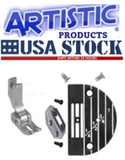 Medium Duty#20160LG Needle Plate149159 Feed Dog, Foot SINGER 31-15,JUKI DDL5500