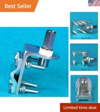 Durable 3-Inch CB Antenna Mirror Mount with 4 Bolt Design - Easy Installation