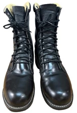 Chippewa USA Men's 48920 Black Motorcycle Steel Toe Dual Guard Work Boots 7 D
