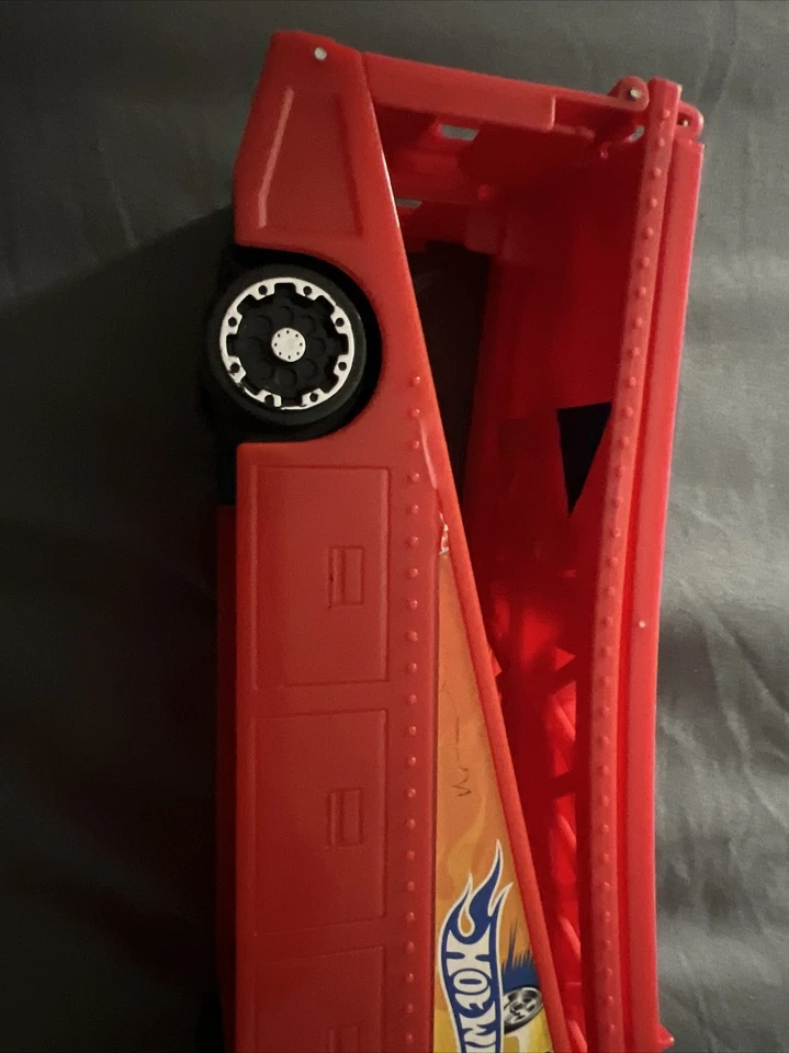 Hot Wheels Racing Rigs Racin' Big Rig Mattel 2009 camión rampa de carreras R9862 T5 Foto 2 de 4