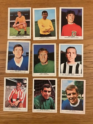 NABISCO FOOTBALL KARTEN 1970 BITTE AUSWÄHLEN