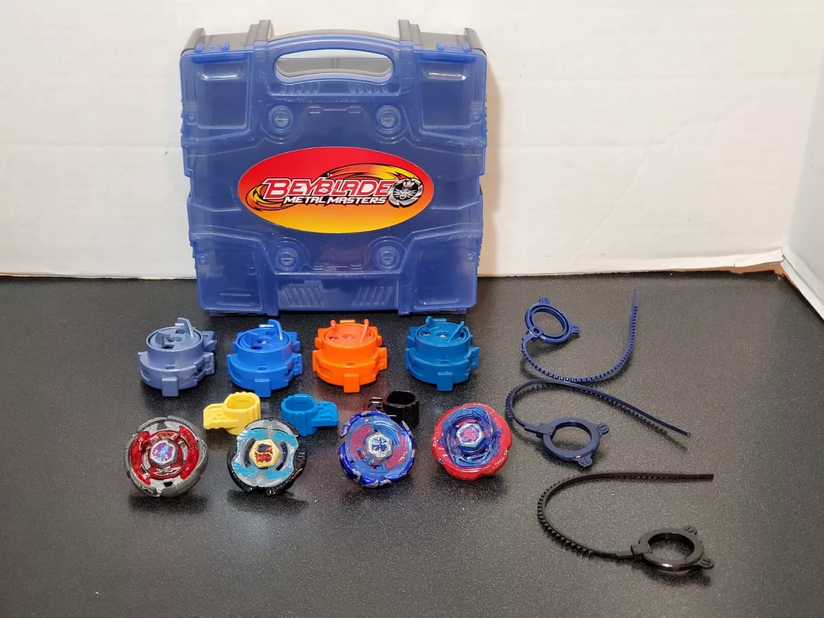 Beyblade Combo 4 Packs w/ Free Launcher Metal Fusion Metal Masters Metal  Fury