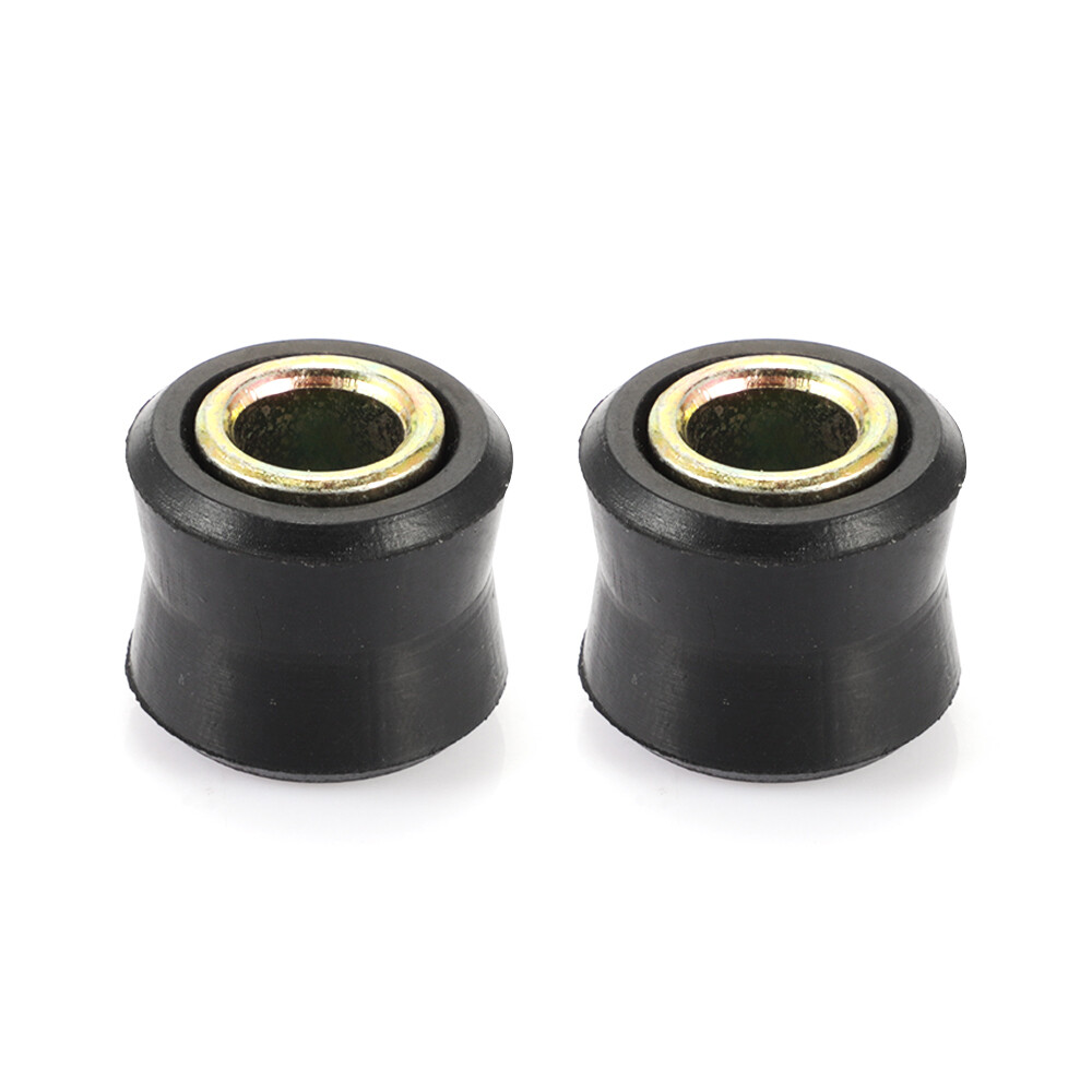 Pair Rear Shock Absorber Bushing Bushes Kit 10mm Universal For