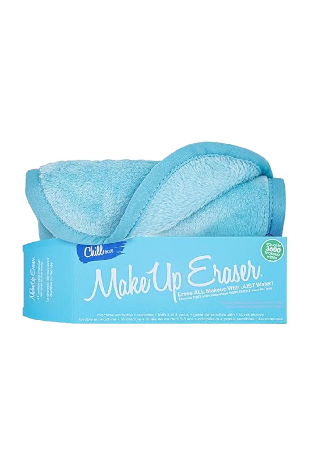Оригинальная салфетка-ластик для макияжа холодного синего цвета 2490₽