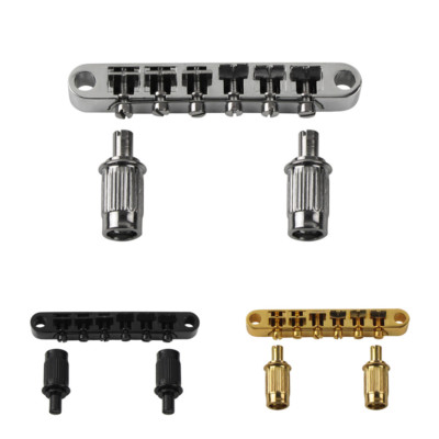 FLEOR LP Electric Guitar Bridge Tune O Matic 6 Saddles for LP SG Style Guitar