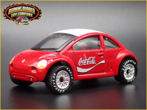 1998-2011 VW Volkswagen Nuevo Escarabajo Bug Coca-Cola 1:64 Escala Coche Modelo