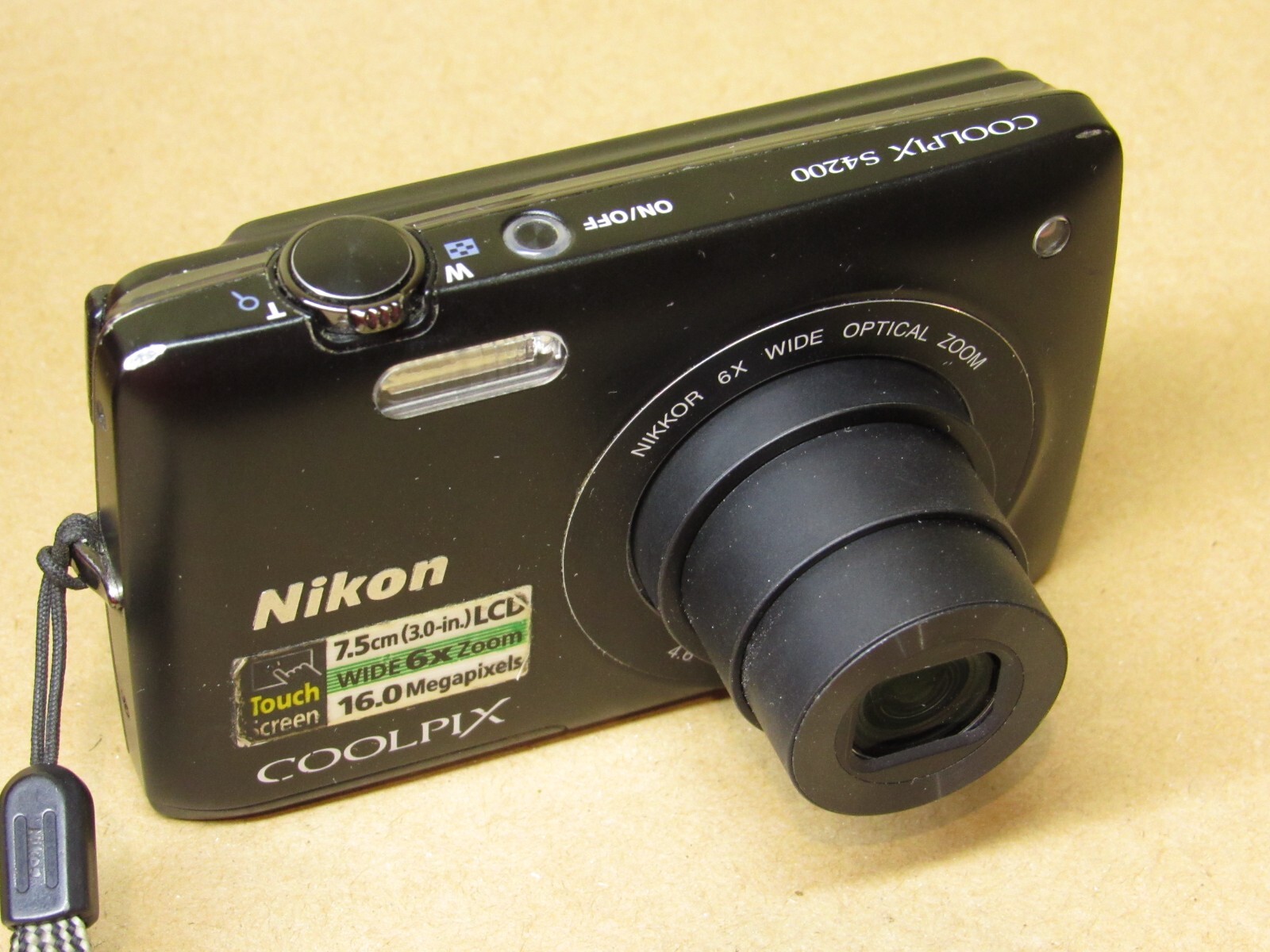 Nikon COOLPIX S4300 16.0MP 6x Digital Camera Black touch screen eBay