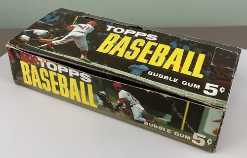 1963 TOPPS BASEBALL EMPTY DISPLAY BOX 